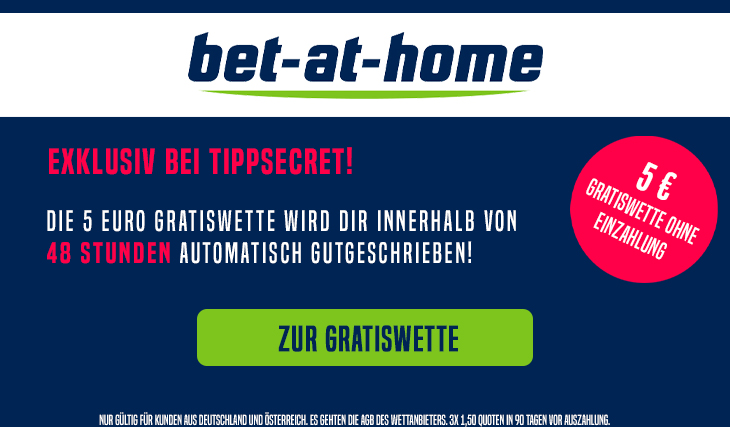 bet-at-home 5 Euro Gratiswette Banner 100 AT