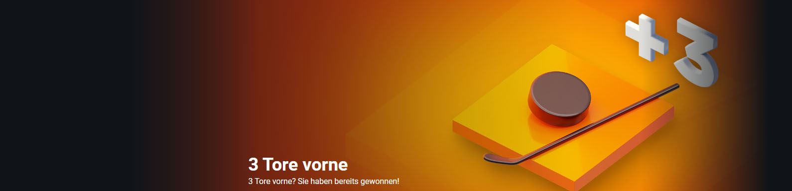 Betano Angebot Eishockey 3 Tore vorne