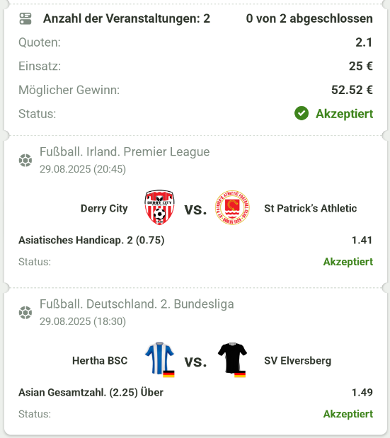 Wettschein heute Betlabel