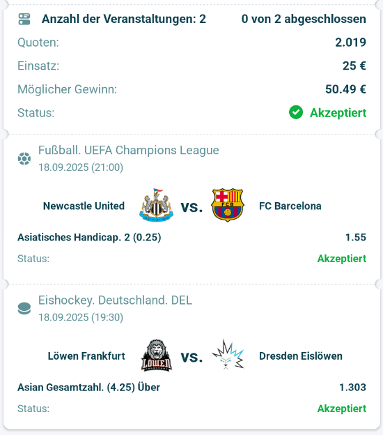 Wettschein heute 22bet Wettschein heute 22bet