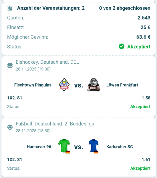 Wettschein heute 22bet Wettschein heute 22bet