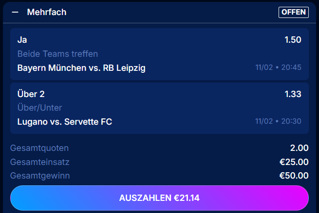 Wettschein heute Boomerang bet Wettschein heute Boomerang Bet