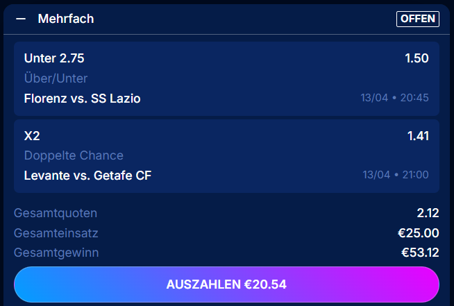 Wettschein heute Boomerang bet Wettschein heute Boomerang Bet