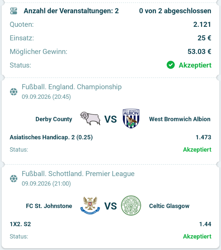 Wettschein heute 22bet