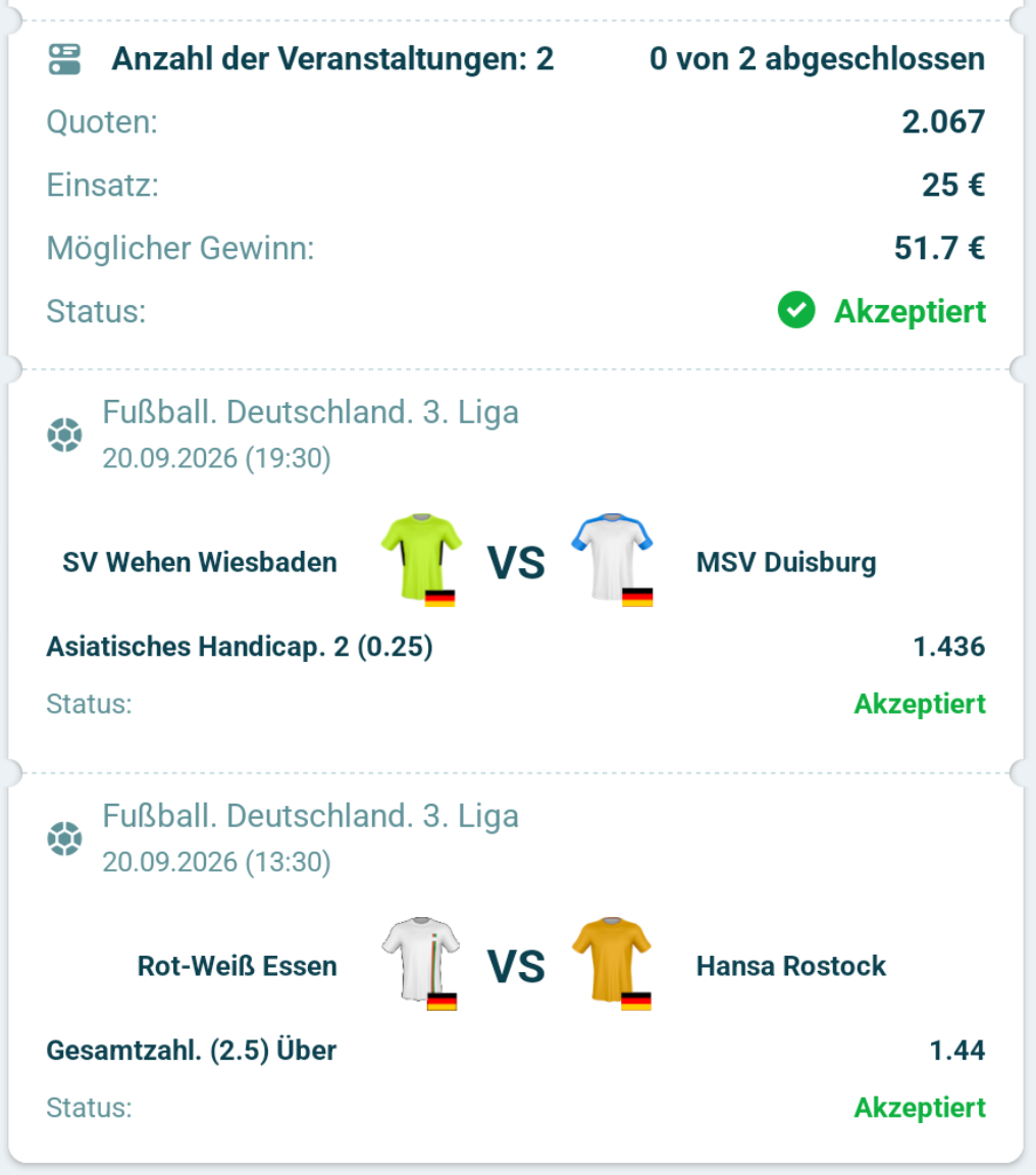 Wettschein heute Betlabel Wettschein heute Betlabel
