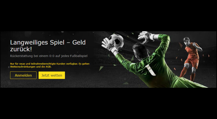 Bet365 Langweiliges Spiel: Geld zurück bei 0:0