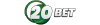 20bet Sportwetten Logo 400x100px